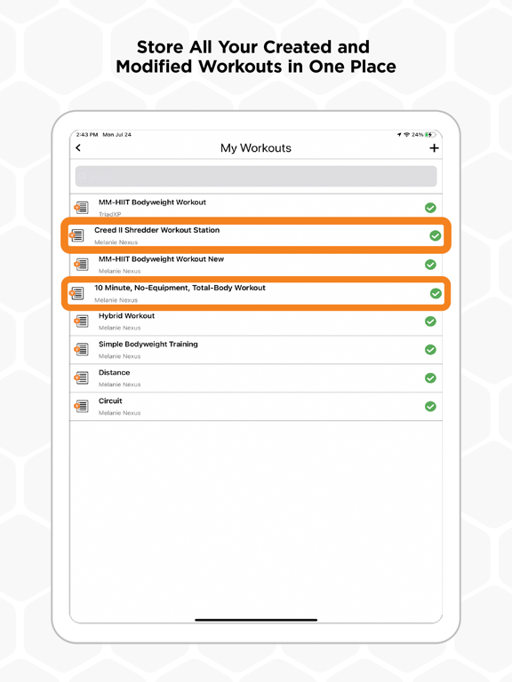 TriadXP: Fitness & Wellness iPad screenshot 8 - Health & Fitness app