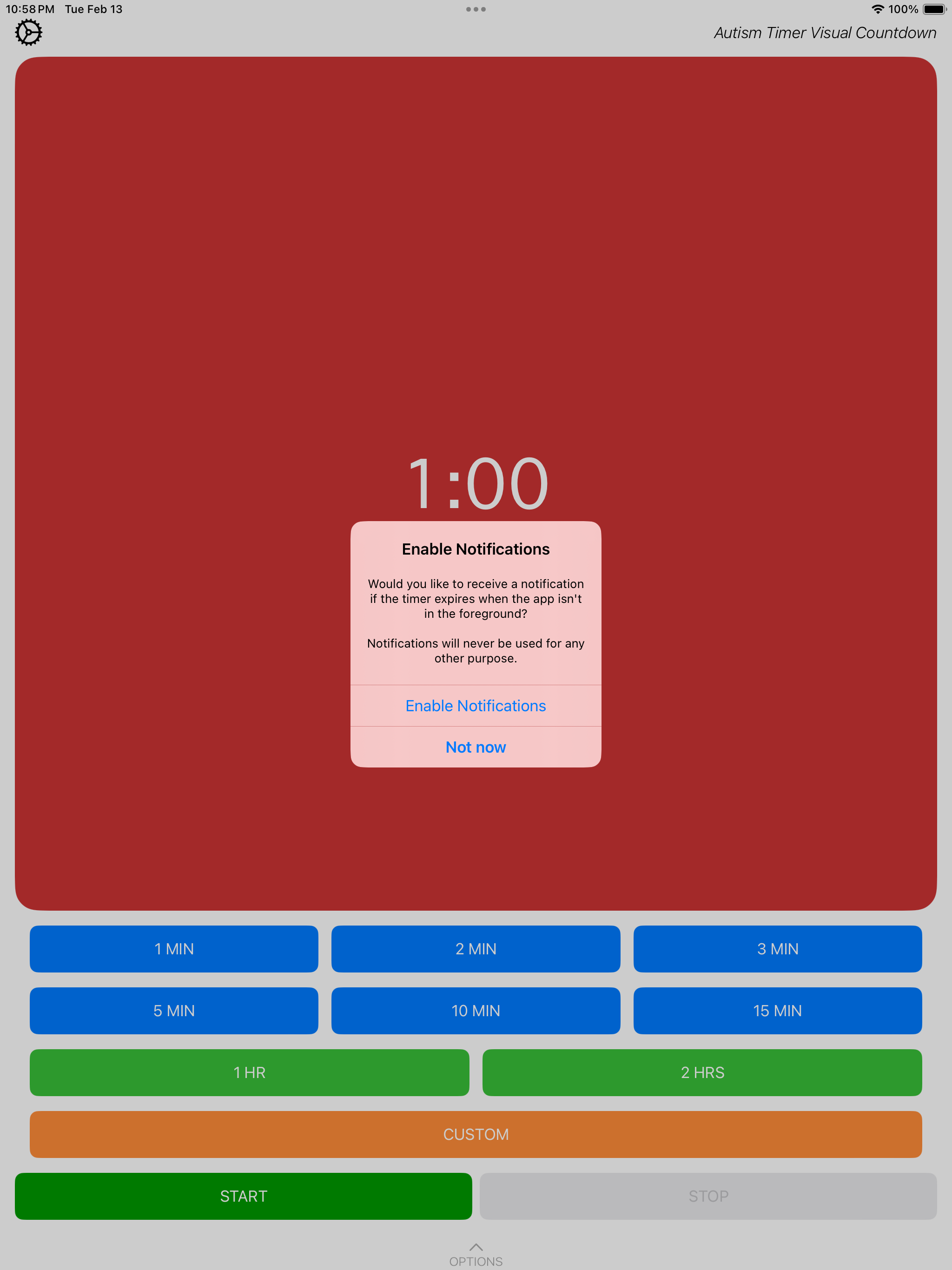 Autism Timer Visual Countdown