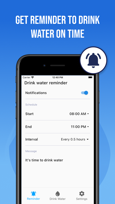 Water Tracker - Daily Reminder Screenshot