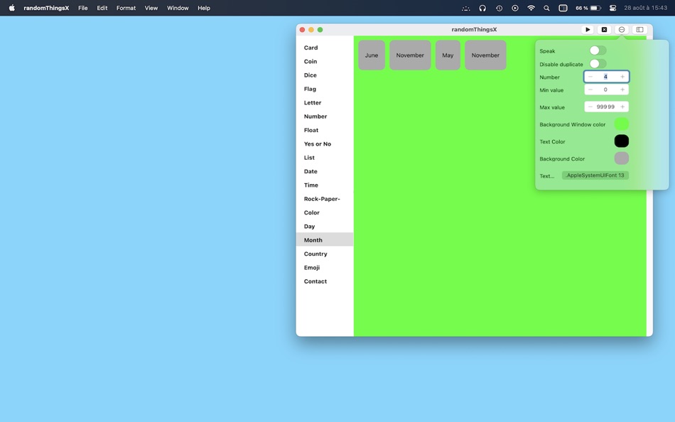#5. randomThingsX (macOS) 由: devulder jean-paul