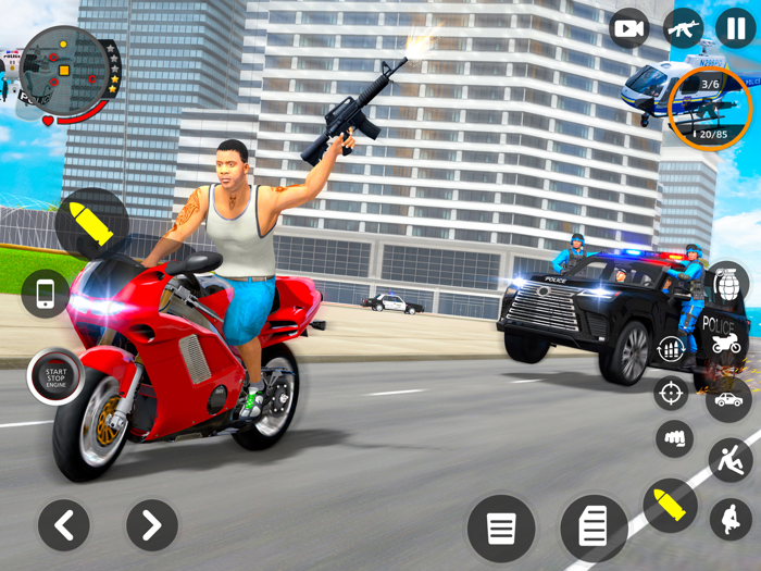 Open World Crime City Shooting