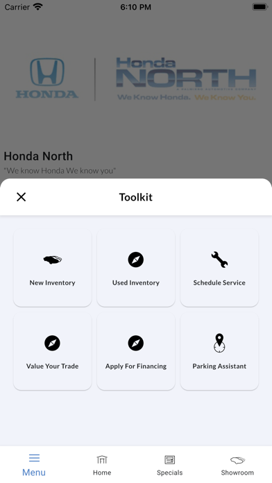 Honda North MLink Screenshot