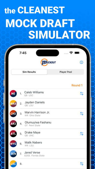 MockOut - NFL Draft Simulatorのおすすめ画像1