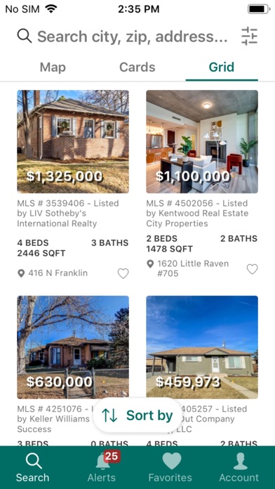 Living Room Real Estate Screenshot