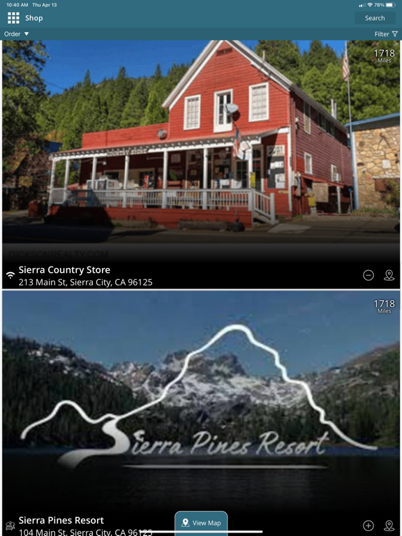 Visit Sierra County CA iPad screenshot 2 - Travel app
