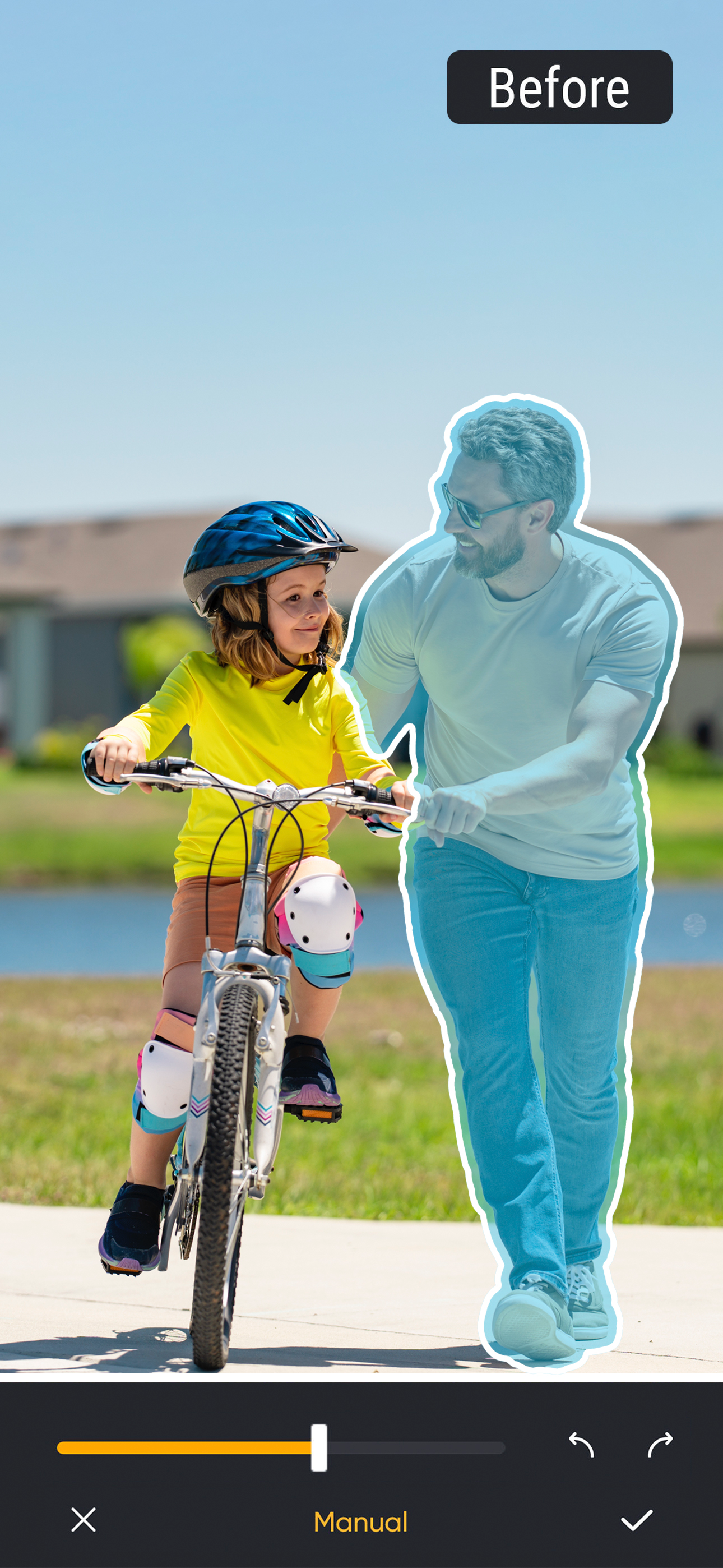 Remove object from photo app