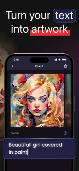 Game screenshot AI Art Generator — TrAI apk