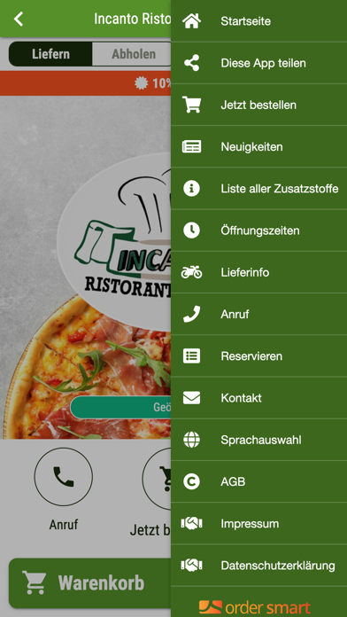 Incanto Ristorante Pizzeria Screenshot