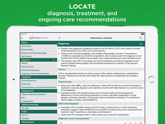 5 Minute Clinical Consult iPad app afbeelding 6