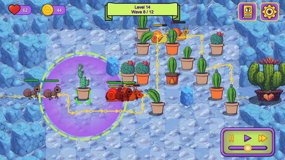 #6. Cactus Defense: Bug Invasion (iOS) 由: Alper Ilkay Karatas