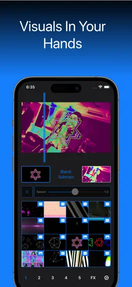 Game screenshot GoVJ: VJ video mixer hack