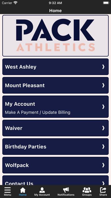 Pack Athletics Screenshot