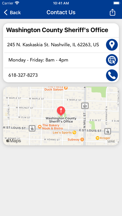 Washington Co. Sheriff’s IL Screenshot