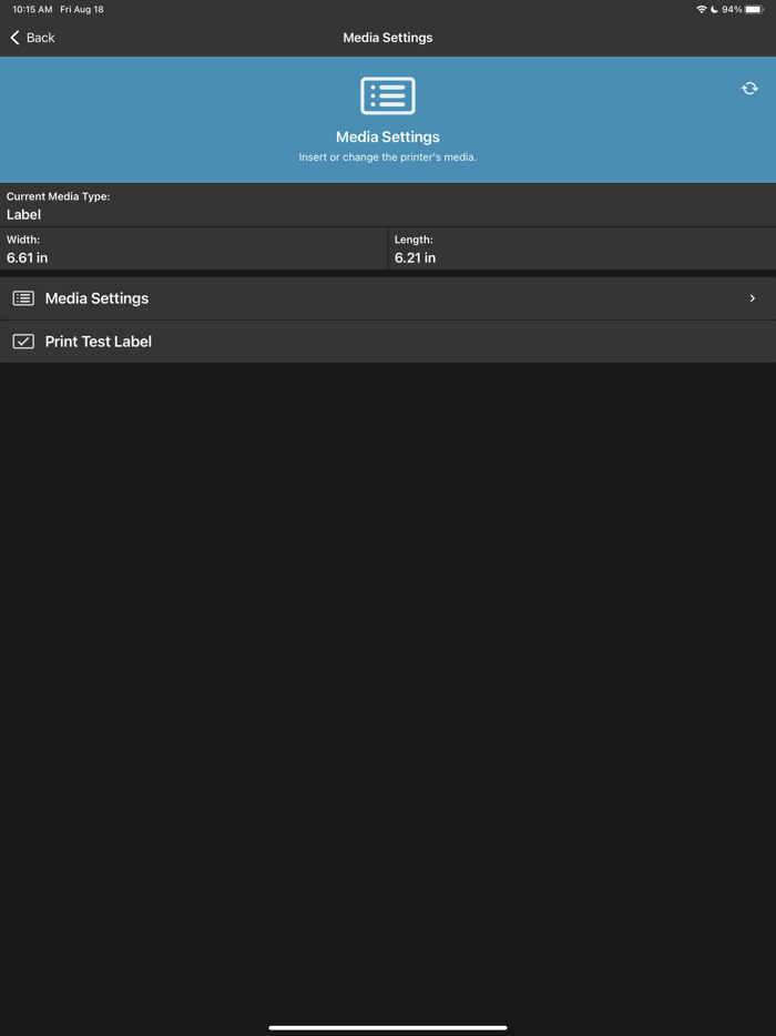 Zebra Printer Setup Utility