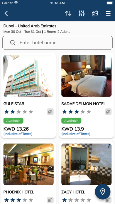 RSV Hotels Screenshot