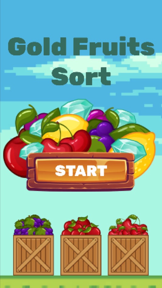 Gold Fruits Sort - 1.0 - (iOS)