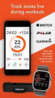 zone 2: heart rate training iphone screenshot 2
