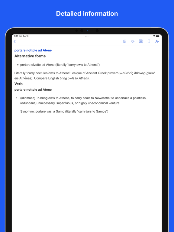 Screenshot #5 pour Italian Idioms and Proverbs