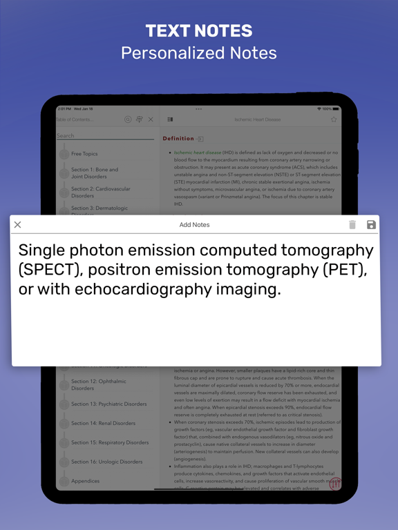 Pharmacotherapy Handbook iPad screenshot 9 - Medical app