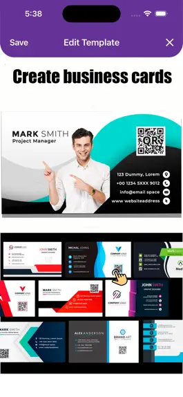 Game screenshot Business Card Maker mod apk