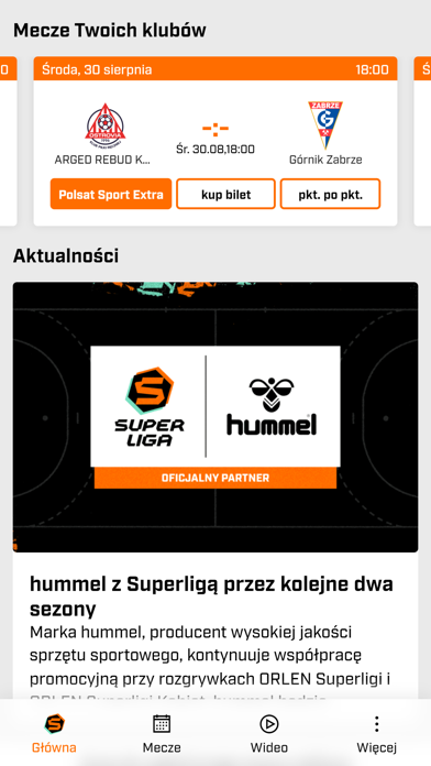 ORLEN Superliga Screenshot