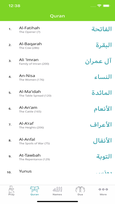 Quran in English - Al Quran Screenshot