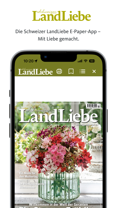 LandLiebe E-Paper Screenshot
