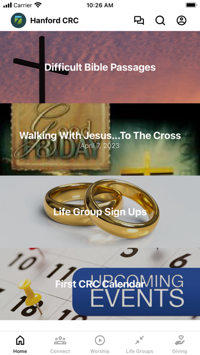 First Christian Church Hanford Screenshot