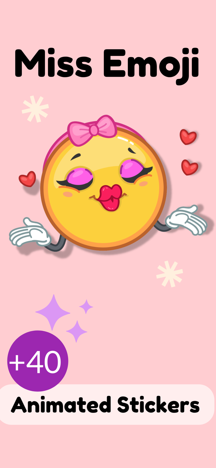 Miss Emoji - Animated Sticker