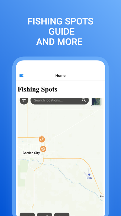 Fishing Spots App Screenshot