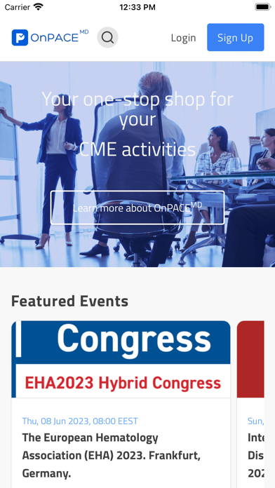 Screenshot 1 of OnPaceMD App