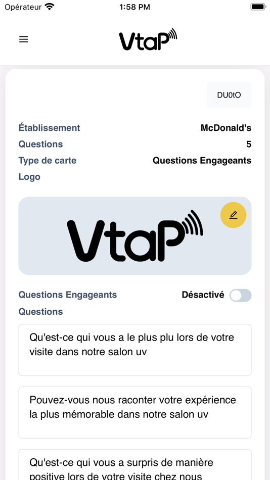 #2. vTap (iOS) 由: Lamine Bessaih