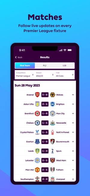 English Premier League::Appstore for Android