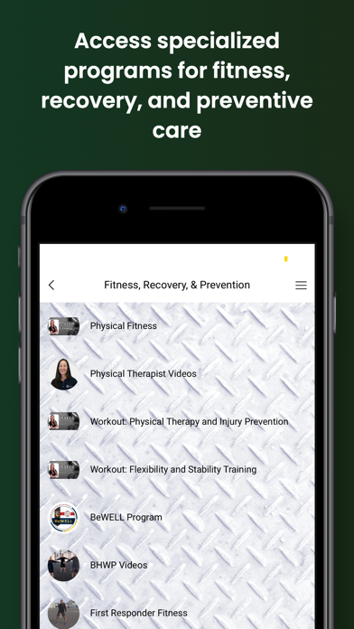 CAL FIRE Wellness Screenshot