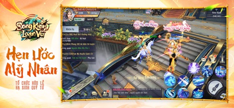 Song Kiếm Loạn Vũ - Discover the immersive world through dynamic quests, with a clear mission tracker and interactive NPC encounters.