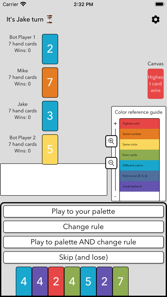 #2. Color7 Card Game (iOS) 由: Innerblooming LLC