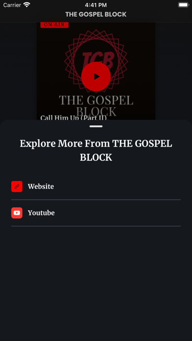 THE GOSPEL BLOCK RADIO STATION Screenshot