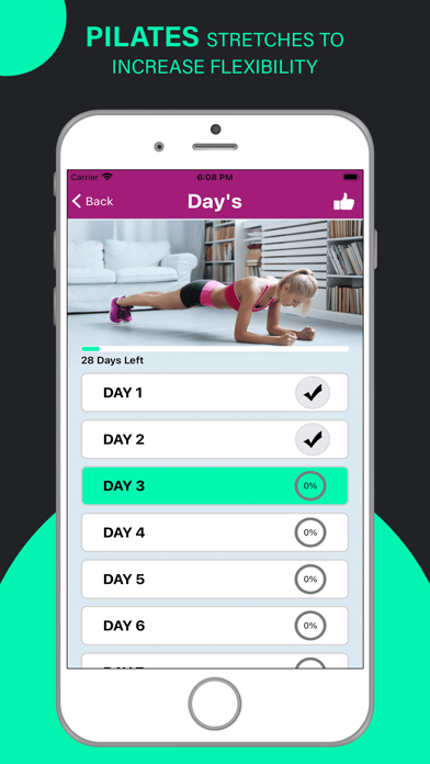 Pilates Yoga Fitness Workouts Screenshot