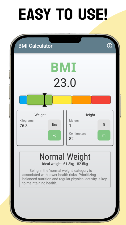 #2. BMI Calculator - Easy (iOS) 由: Jonathan de Gaston