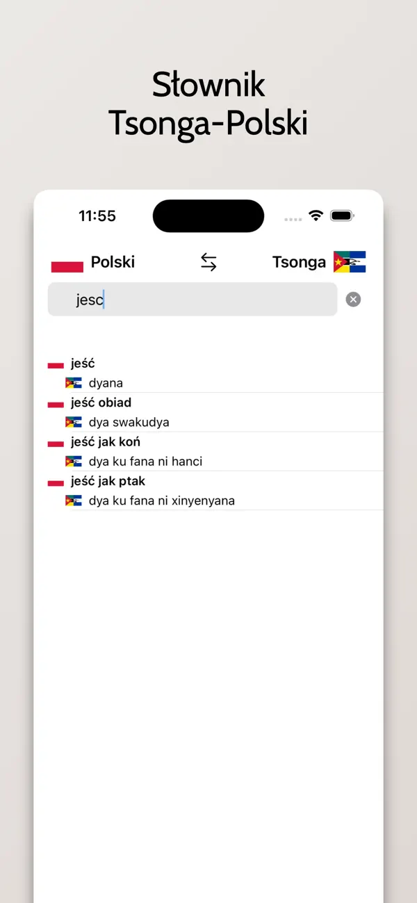 #1. Słownik Tsonga-Polski (iOS) De: FB PUBLISHING LLC