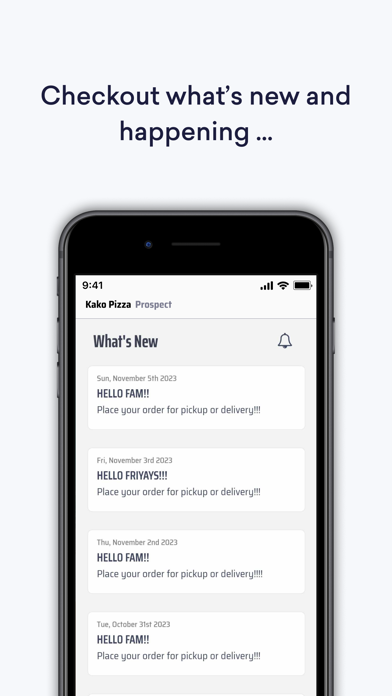 Screenshot #1 pour Kako Pizza