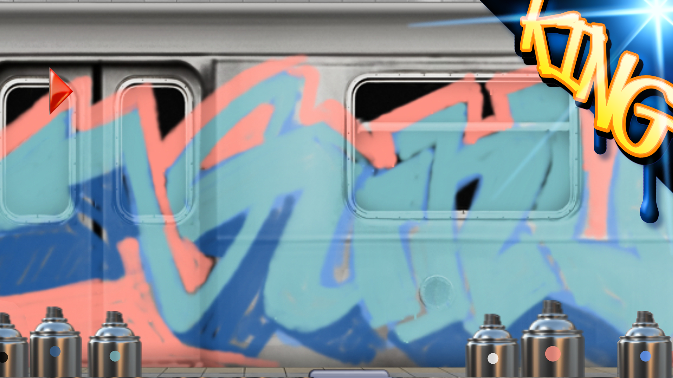 Graffiti Spray Can Art - KING