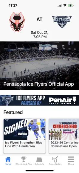 Game screenshot Pensacola Ice Flyers apk