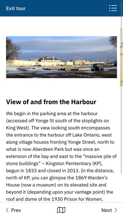 Walking Tours of Kingston Screenshot