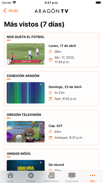 Aragón TV Screenshot