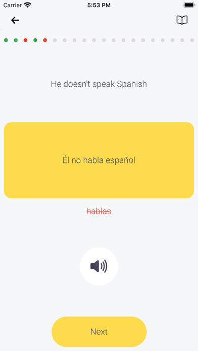 Lingvity - Spanish Verbs Screenshot