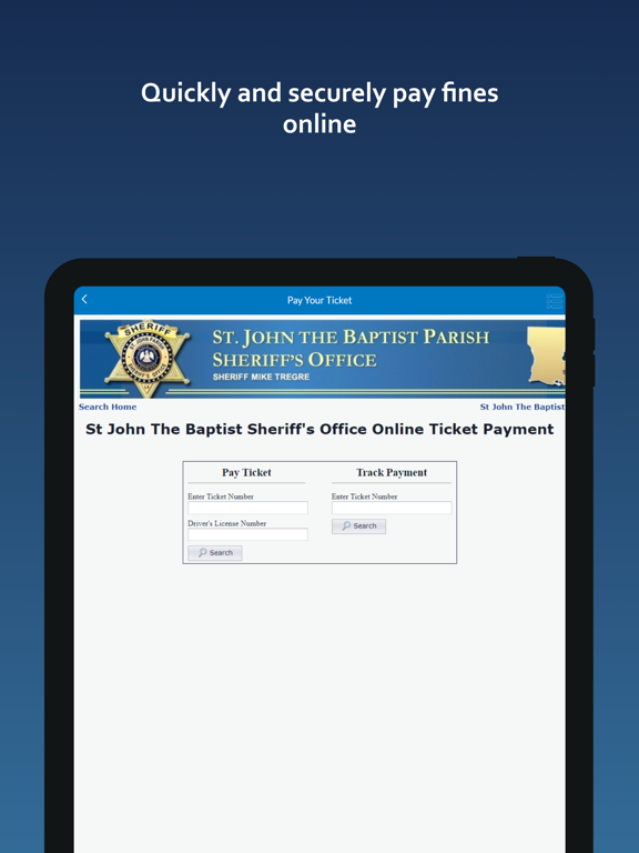 St John Parish Sheriff Office iPad screenshot 4 - News app
