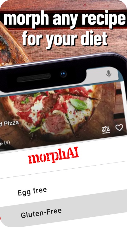 morphood: Personalize Recipes