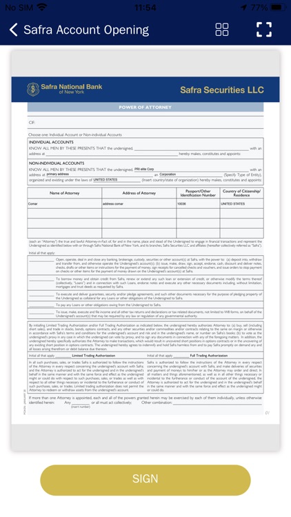 SafraLink e-Sign screenshot-3