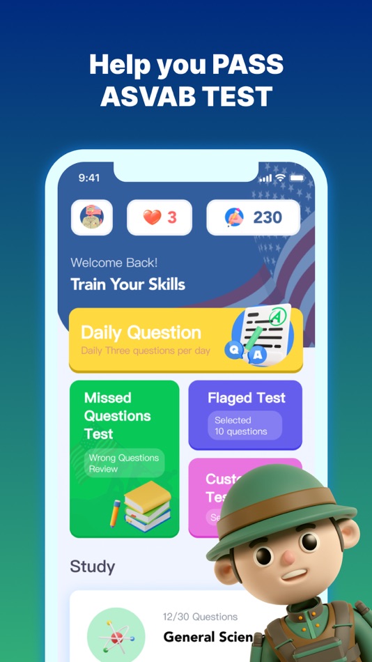 #2. ASVAB Practice test 2025 + (iOS) 由: Hai Sin Ho